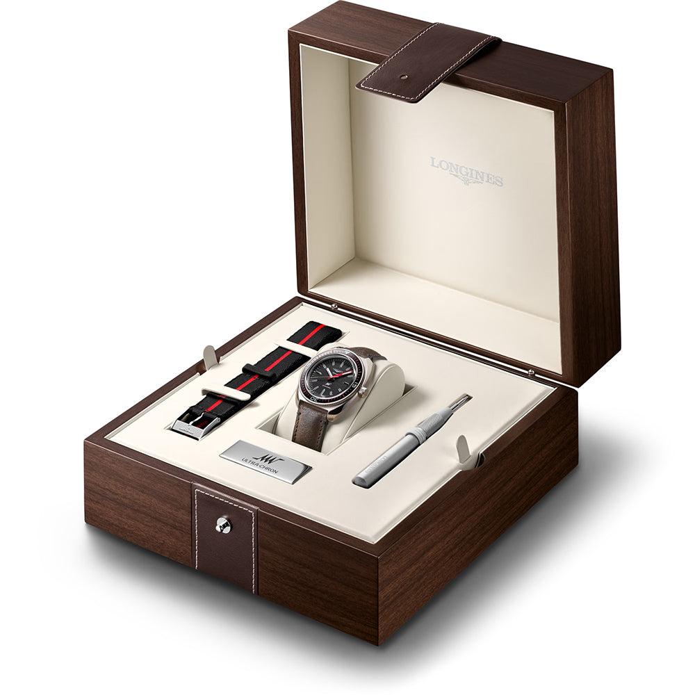 Longines Ultra-Chron Box Edition Leather Strap | King Jewelers