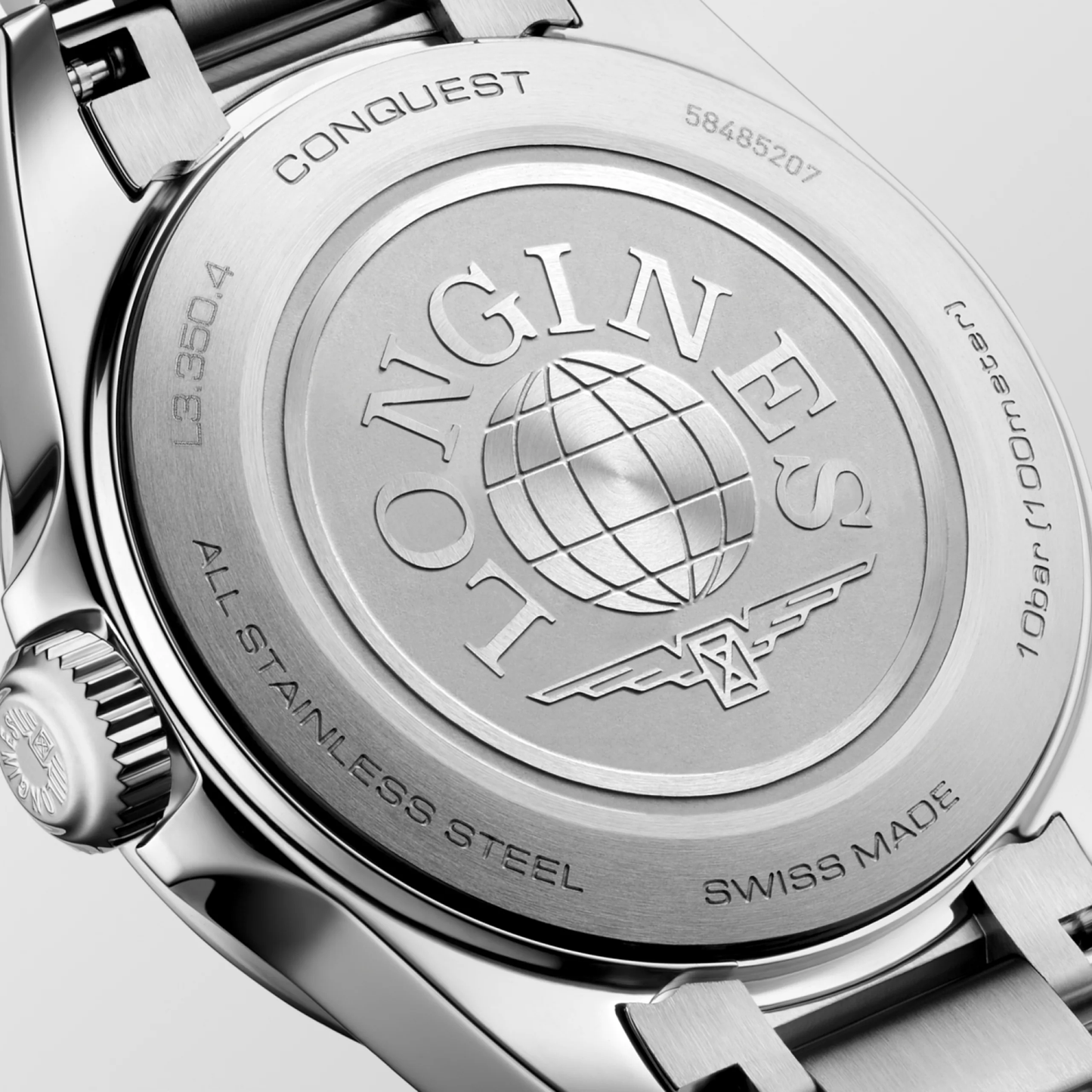 Longines Conquest 30mm White Dial Bracelet