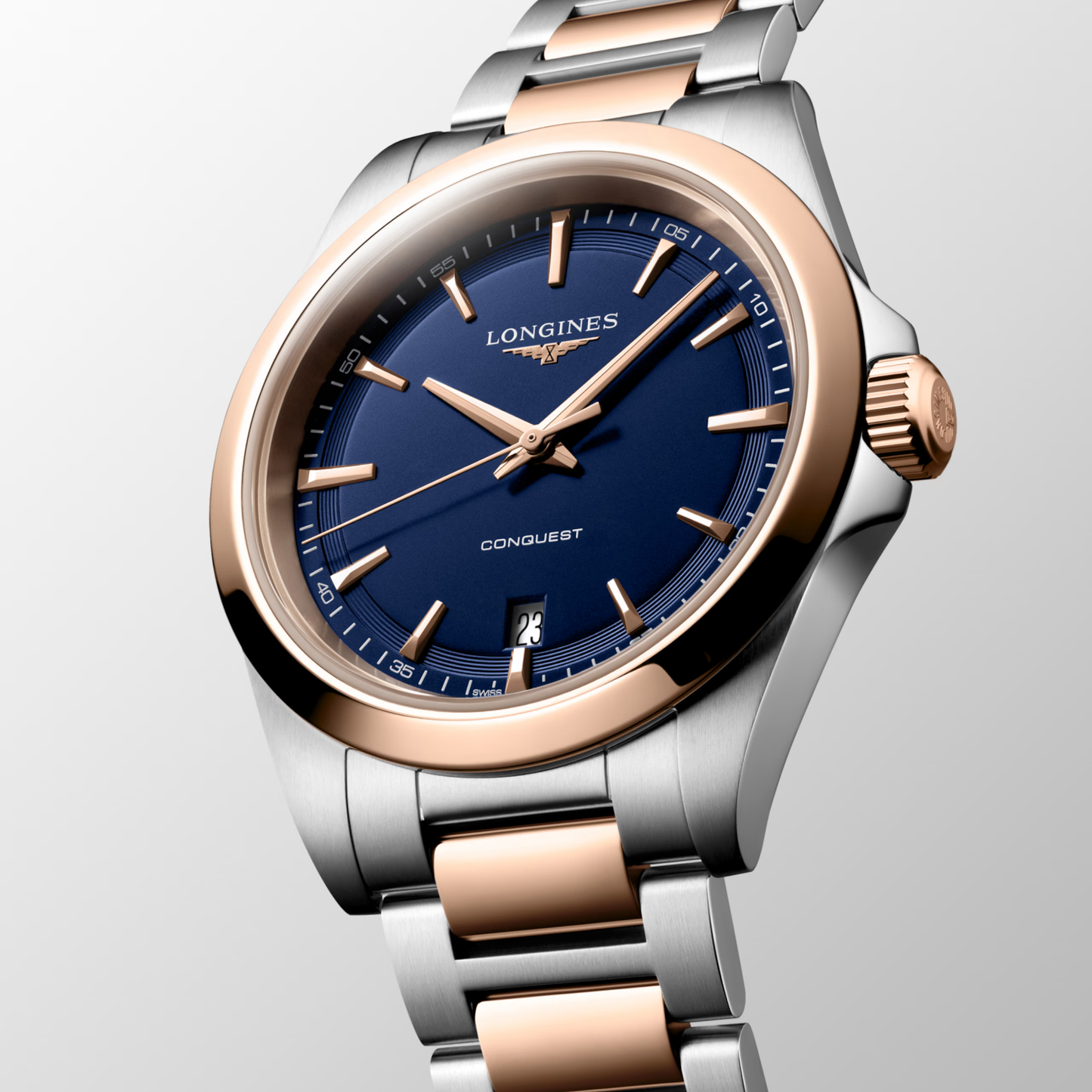 Longines Conquest 38mm Blue Dial Bracelet