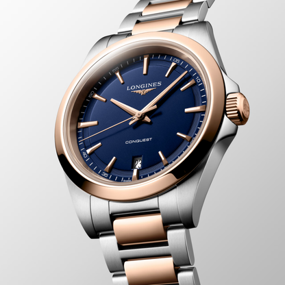 Longines Conquest 38mm Blue Dial Bracelet
