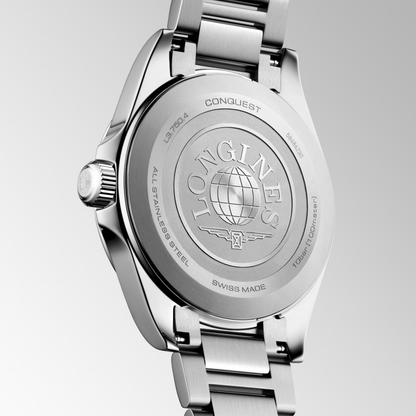 Longines Conquest 38mm Black Dial Bracelet