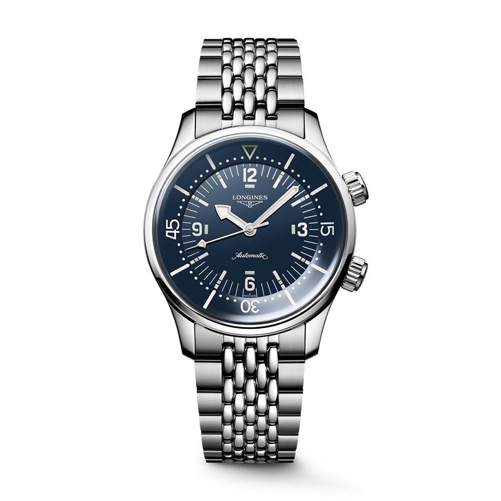 Longines Legend Diver 39mm Blue Dial Stainless Steel