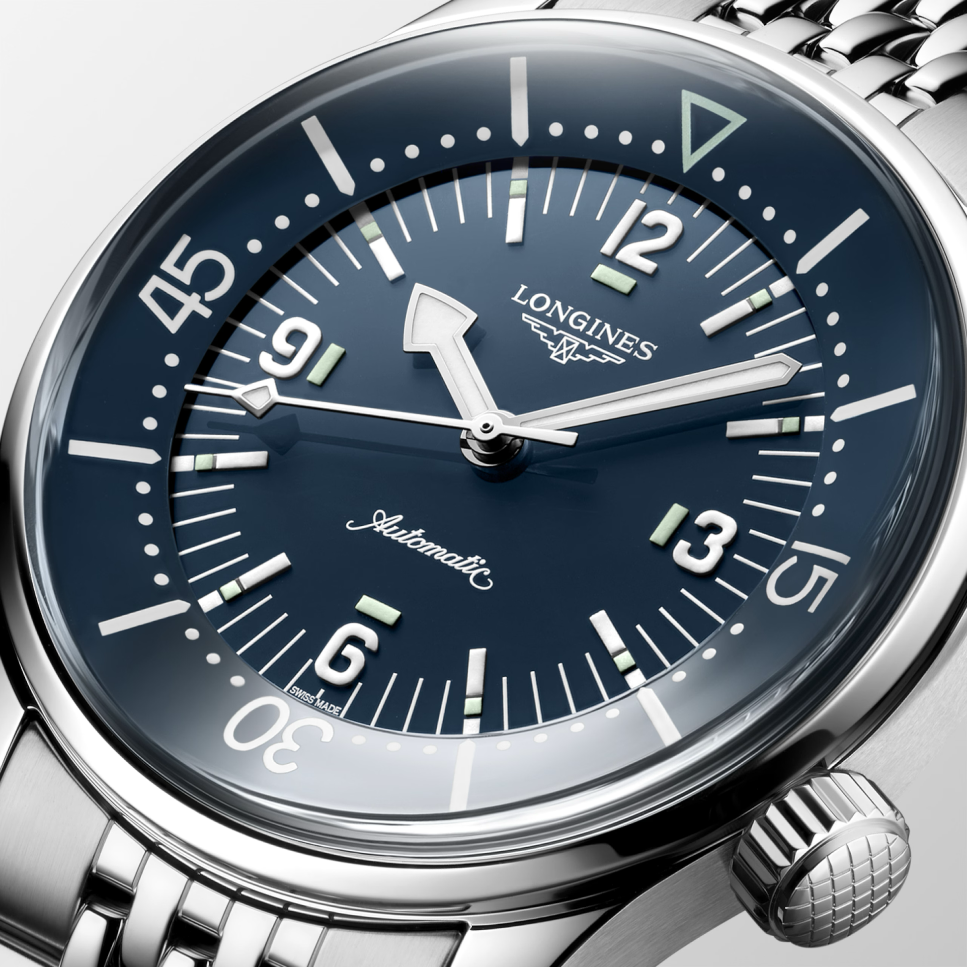 Longines Legend Diver 39mm Blue Dial Stainless Steel