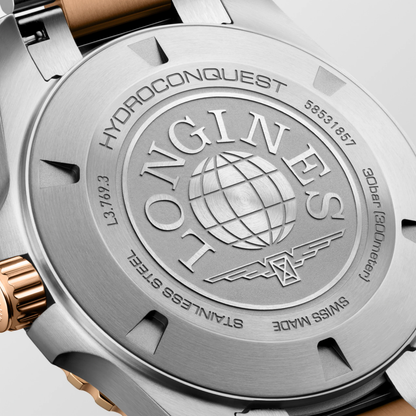 Longines HydroConquest 42mm Black Dial Bracelet