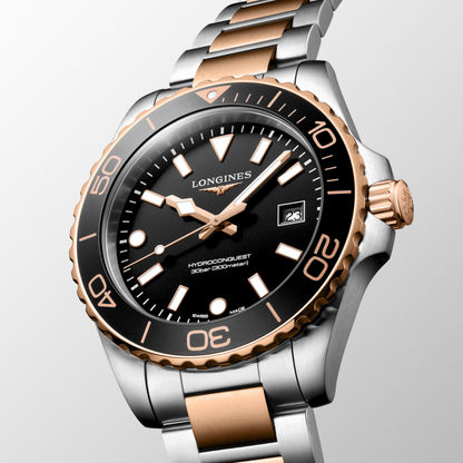 Longines HydroConquest 42mm Black Dial Bracelet