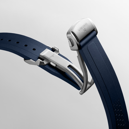 Longines Conquest 41mm Automatic Blue Dial Rubber Strap Watch