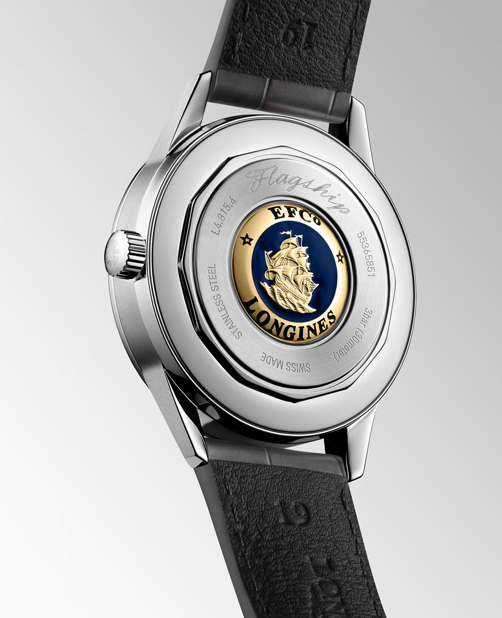 Longines Flagship Heritage Moonphase Silver Dial | King Jewelers