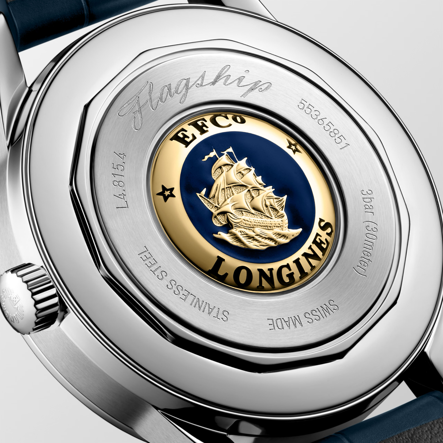 Longines Flagship Heritage Moonphase 38.5mm Blue Dial
