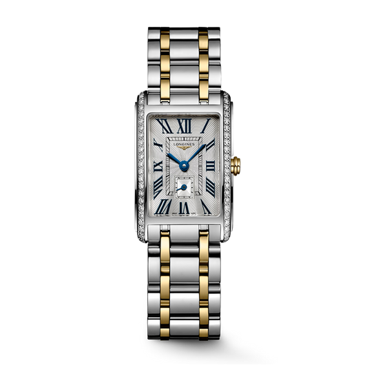 Longines DolceVita Steel and Yellow Gold Diamond 20.80 x 32mm