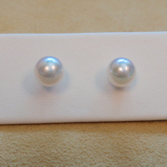 PEARL STUDS 7MM A 18Y