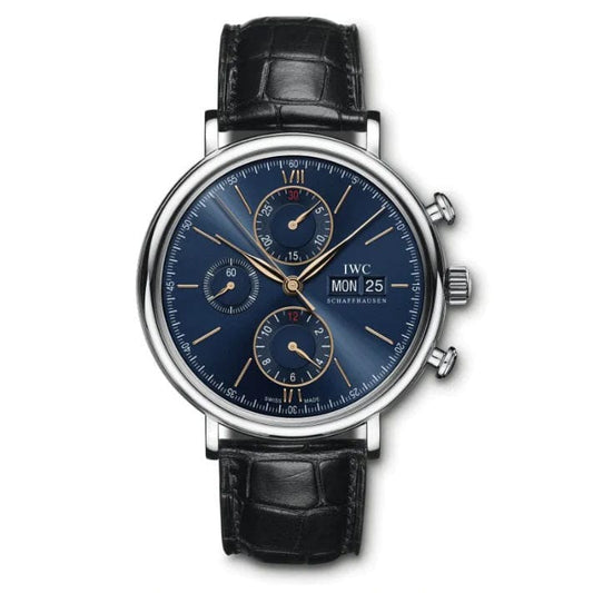 42MM PORTOFINO CHR BLUE