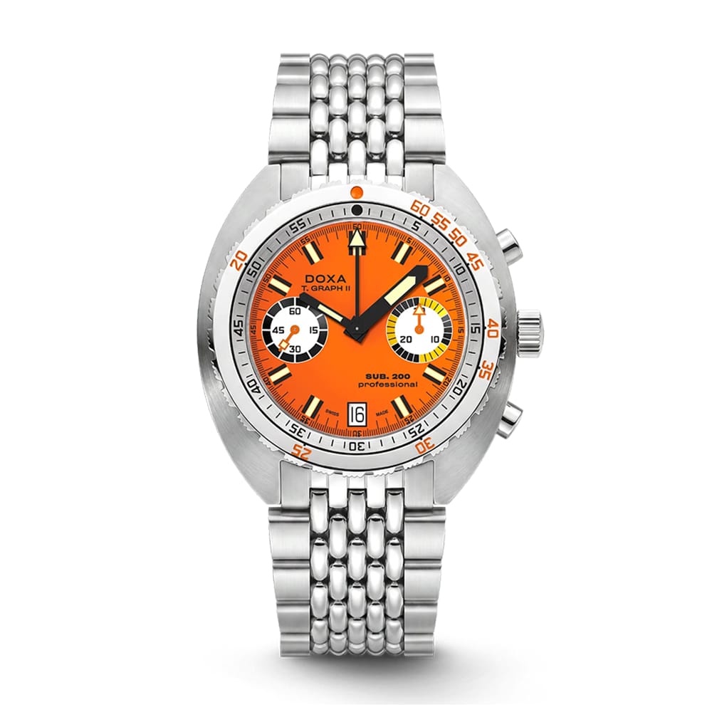 42MM SUB200 TGRAPH ORANGE