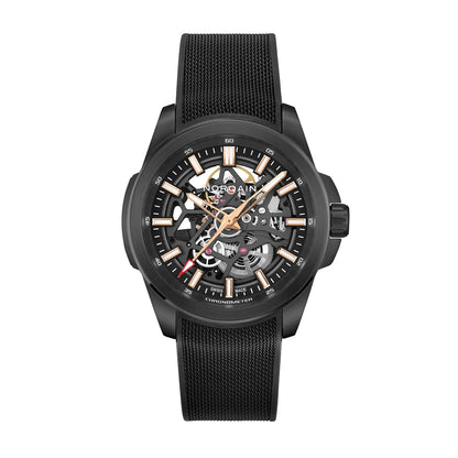 42MM IND SKELETON BLACK