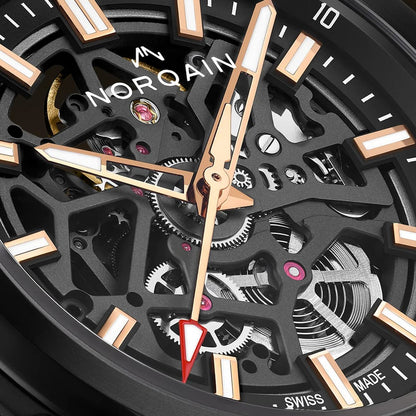 42MM IND SKELETON BLACK