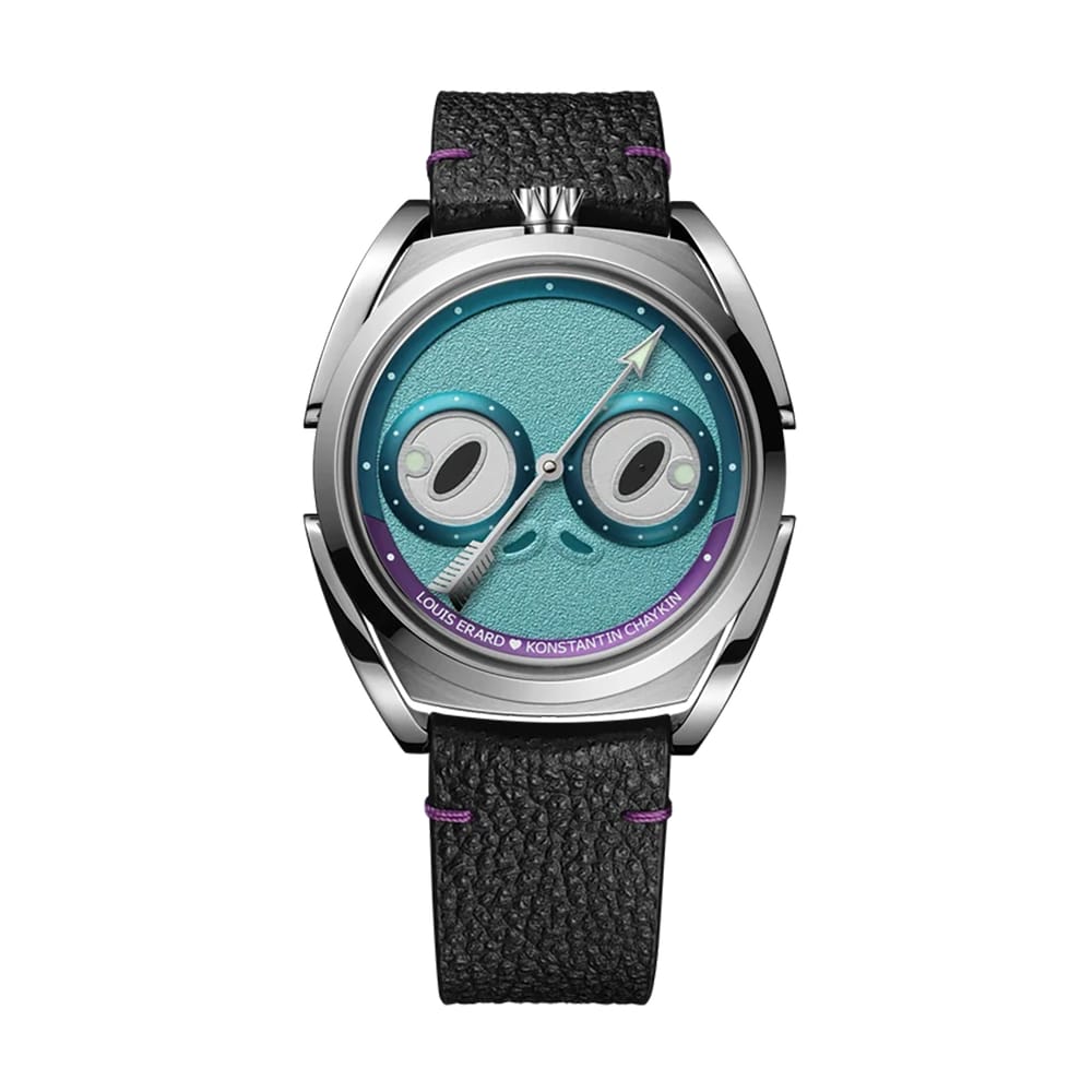 LE RÉGULATEUR LOUIS ERARD X KONSTANTIN CHAYKIN FROG EDITION TURQUOISE - NOIRM...