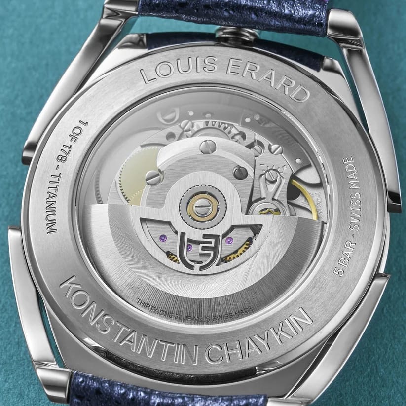 LE RÉGULATEUR LOUIS ERARD X KONSTANTIN CHAYKIN FROG EDITION TURQUOISE - NOIRM...