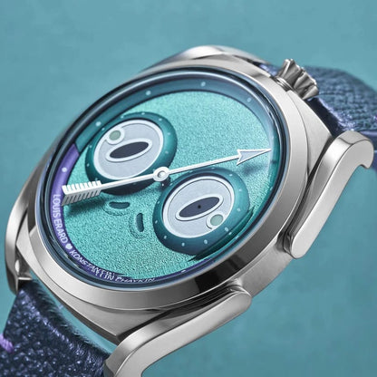 LE RÉGULATEUR LOUIS ERARD X KONSTANTIN CHAYKIN FROG EDITION TURQUOISE - NOIRM...