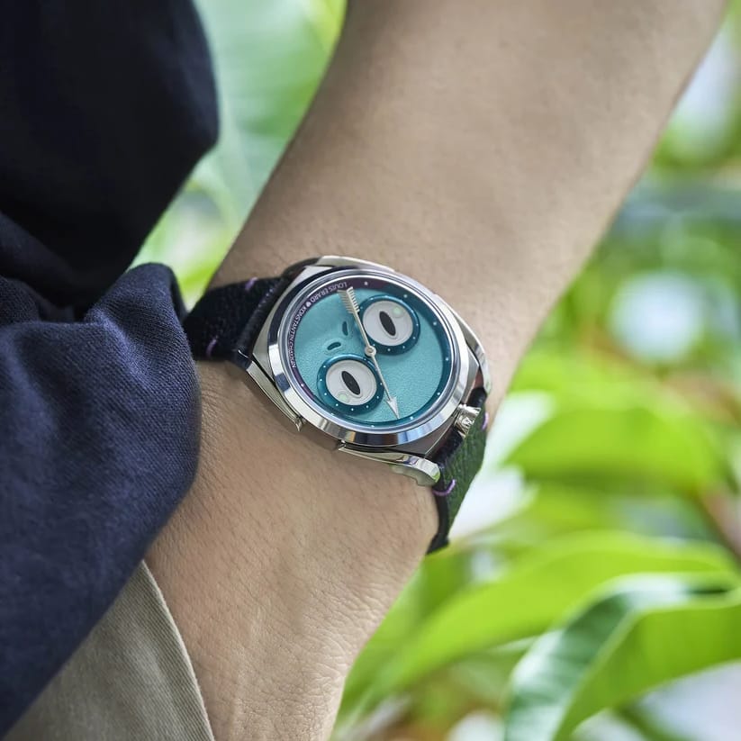 LE RÉGULATEUR LOUIS ERARD X KONSTANTIN CHAYKIN FROG EDITION TURQUOISE - NOIRM...