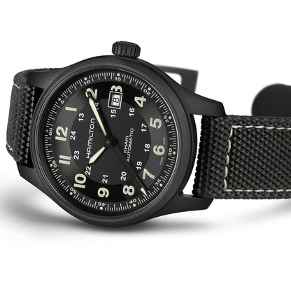 Hamilton Khaki Field Titanium Auto 42mm Black Dial Watch