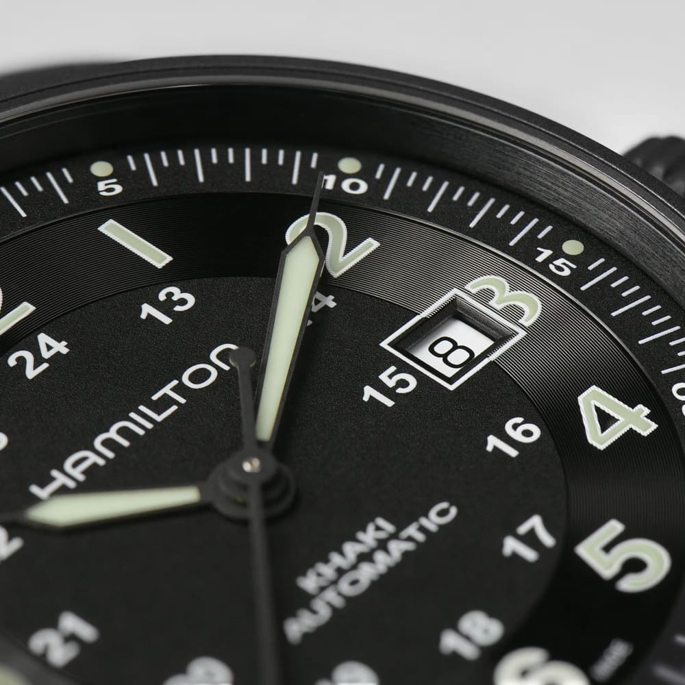 Hamilton Khaki Field Titanium Auto 42mm Black Dial Watch
