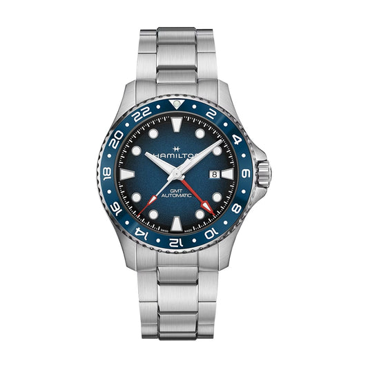 Hamilton Khaki Navy Scuba Auto GMT 43mm Blue Dial Watch