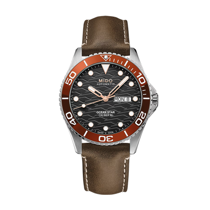 Mido Ocean Star 200C Red Ceramic Black