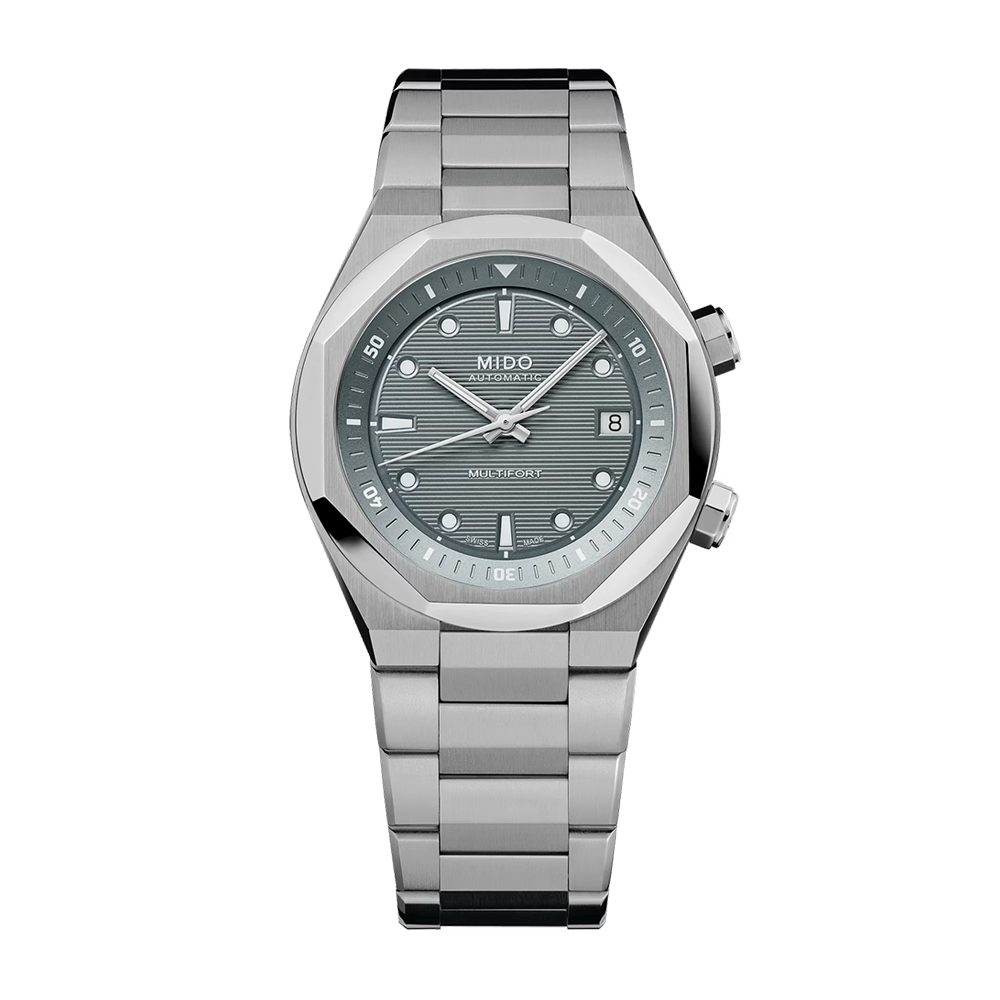 Mido Multifort 8 Two Crowns Grey