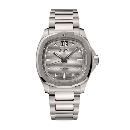 Mido Multifort TV Big Date 40mm Titanium Grey Dial
