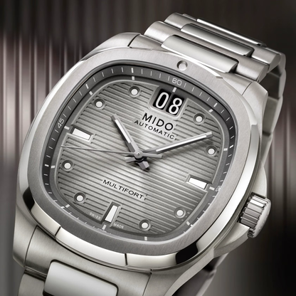 Mido Multifort TV Big Date 40mm Titanium Grey Dial