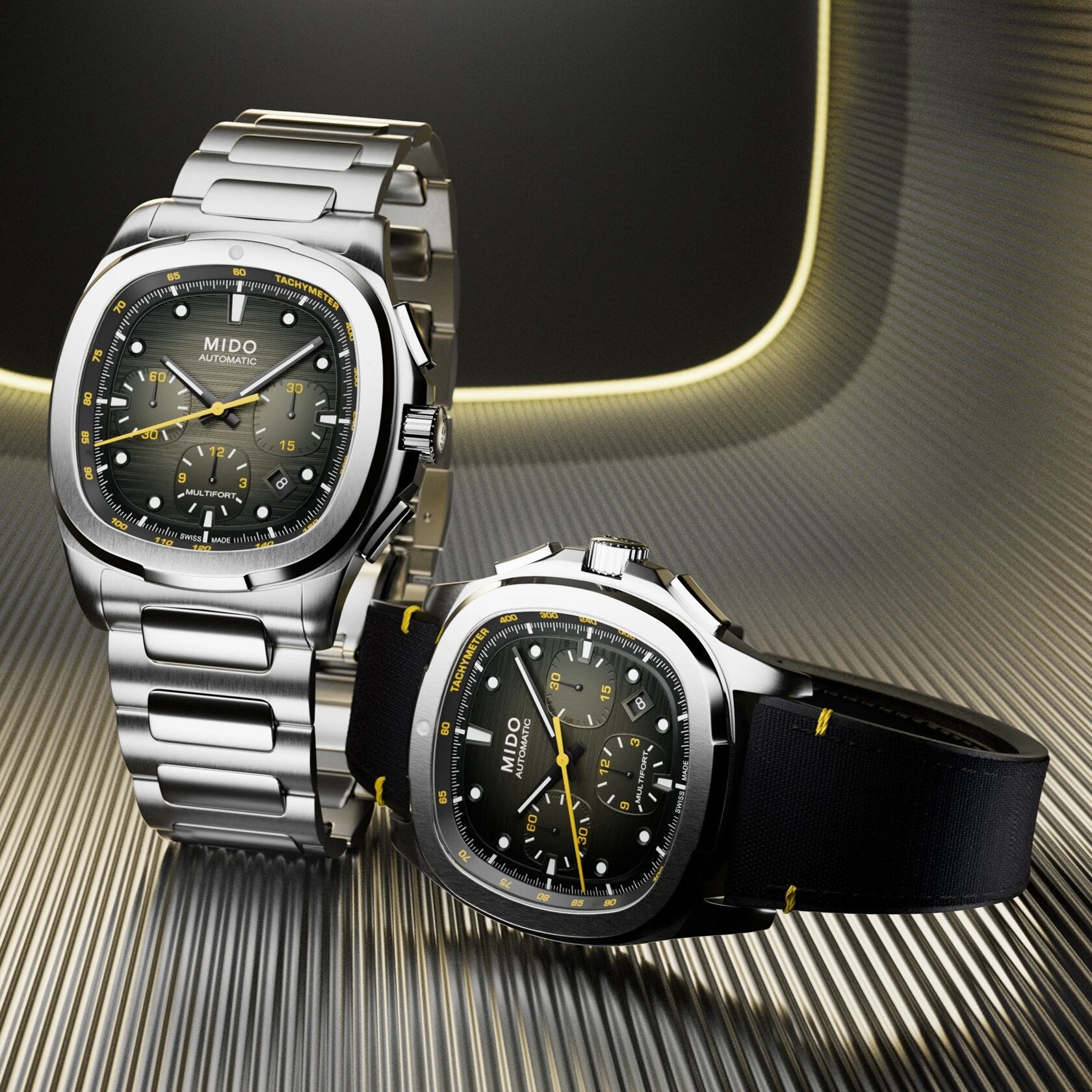 Mido Multifort TV Chronograph 42mm Gray Dial | King Jewelers