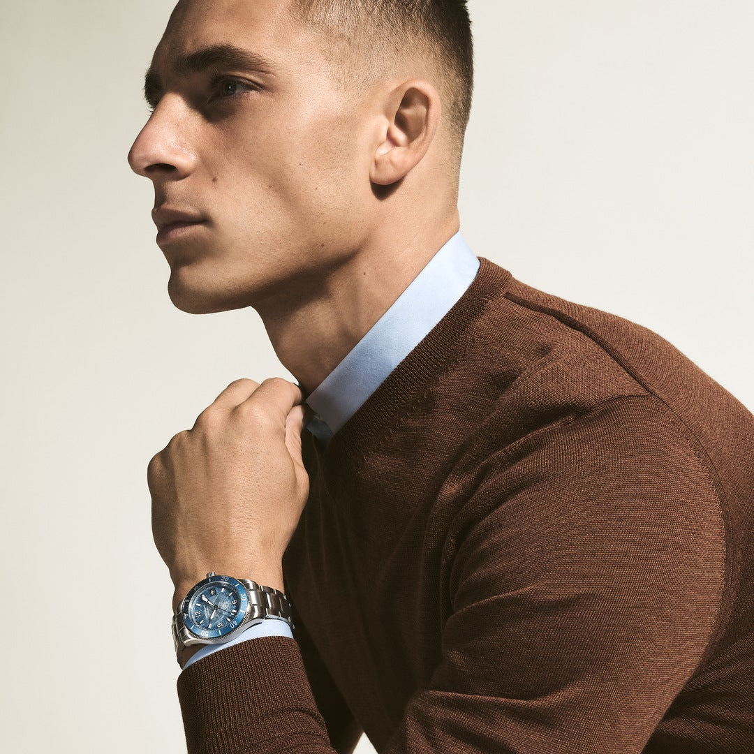 Montblanc Iced Sea Auto Date 0 Oxygen Blue | King Jewelers