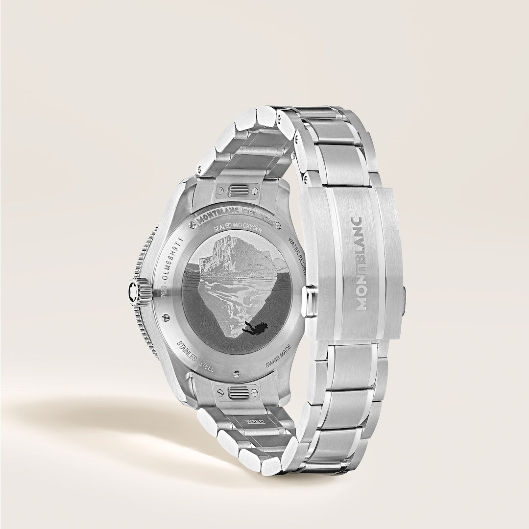Montblanc Iced Sea Auto Date 0 Oxygen Blue | King Jewelers