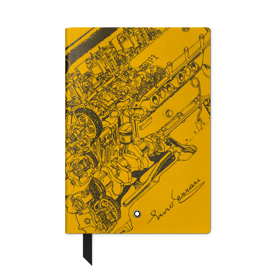 Montblanc Great Characters Enzo Ferrari Giallo Modena Lined Notebook