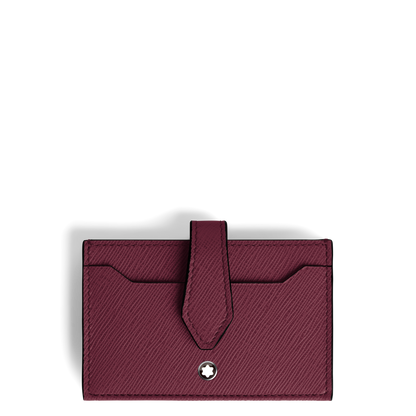 Montblanc Sartorial Card Holder 5cc in Cassis Leather