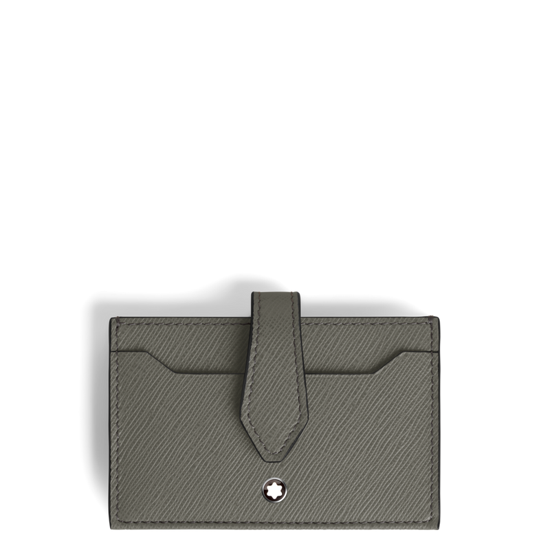 Montblanc Sartorial Card Holder 5cc in Medium Grey Leather