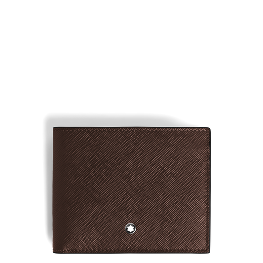 Montblanc Wallet 6cc Sartorial Leather Ebony