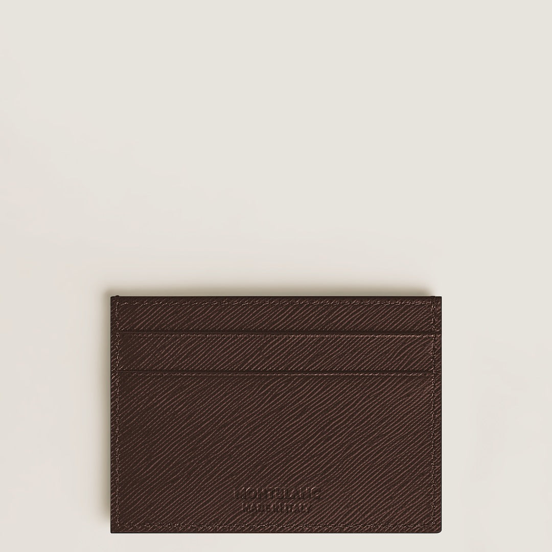 Montblanc Card Holder 5cc Sartorial Leather Ebony