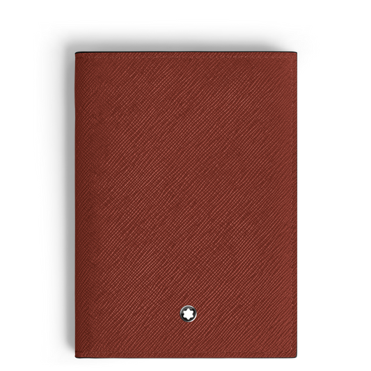 Montblanc Passport Holder Sartorial Leather Red Oak