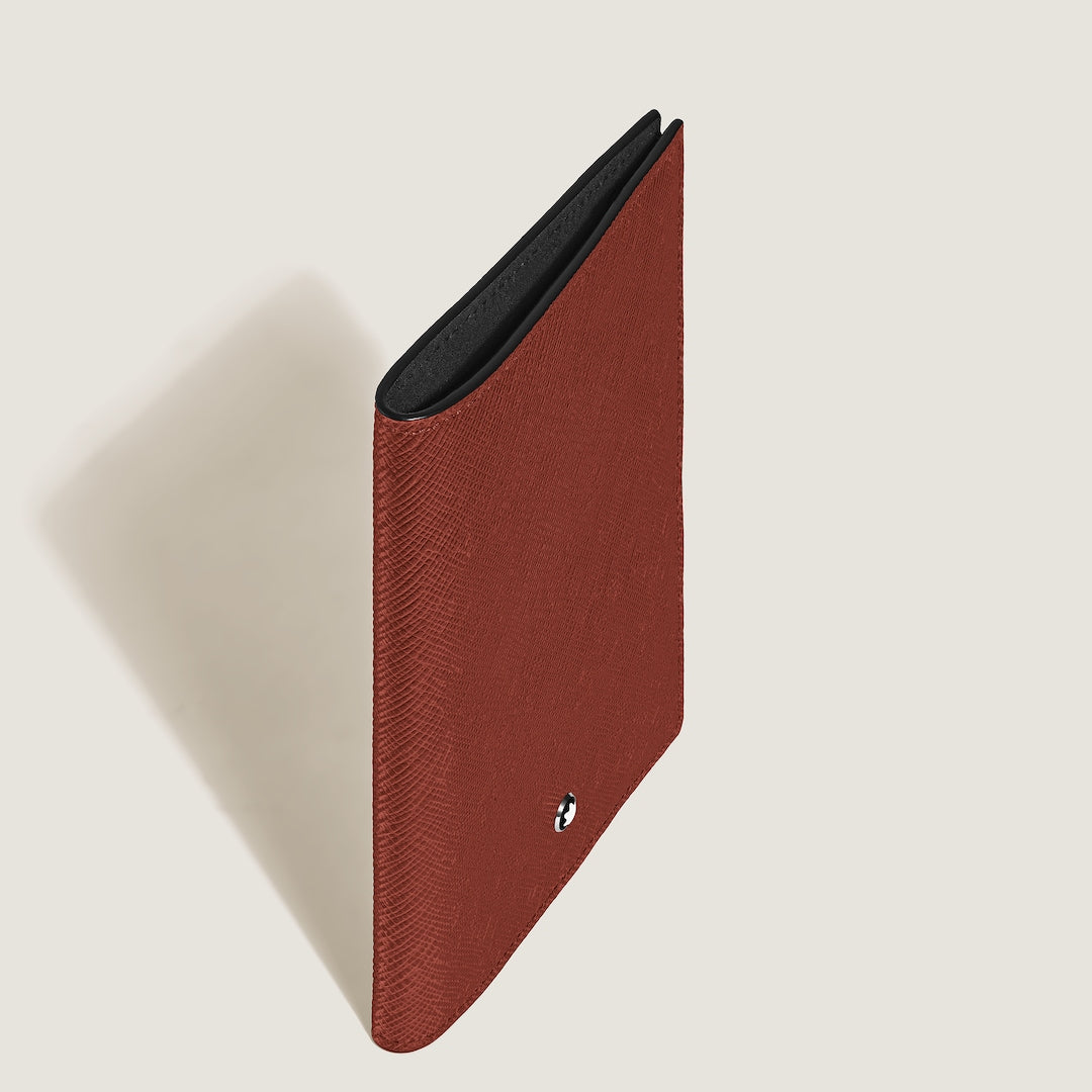 Montblanc Passport Holder Sartorial Leather Red Oak