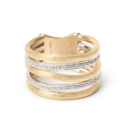 Marco Bicego Jaipur Gold Multi-Band Diamond Ring