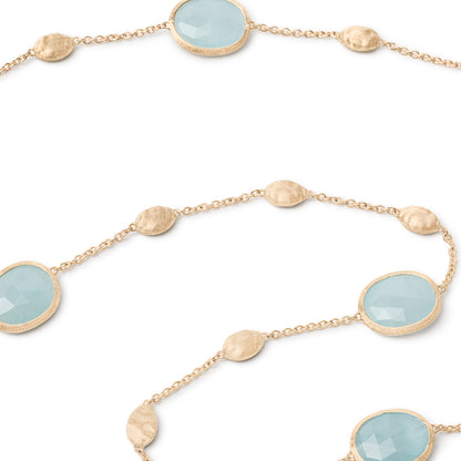 Marco Bicego Siviglia Aquamarine Small Bean Necklace