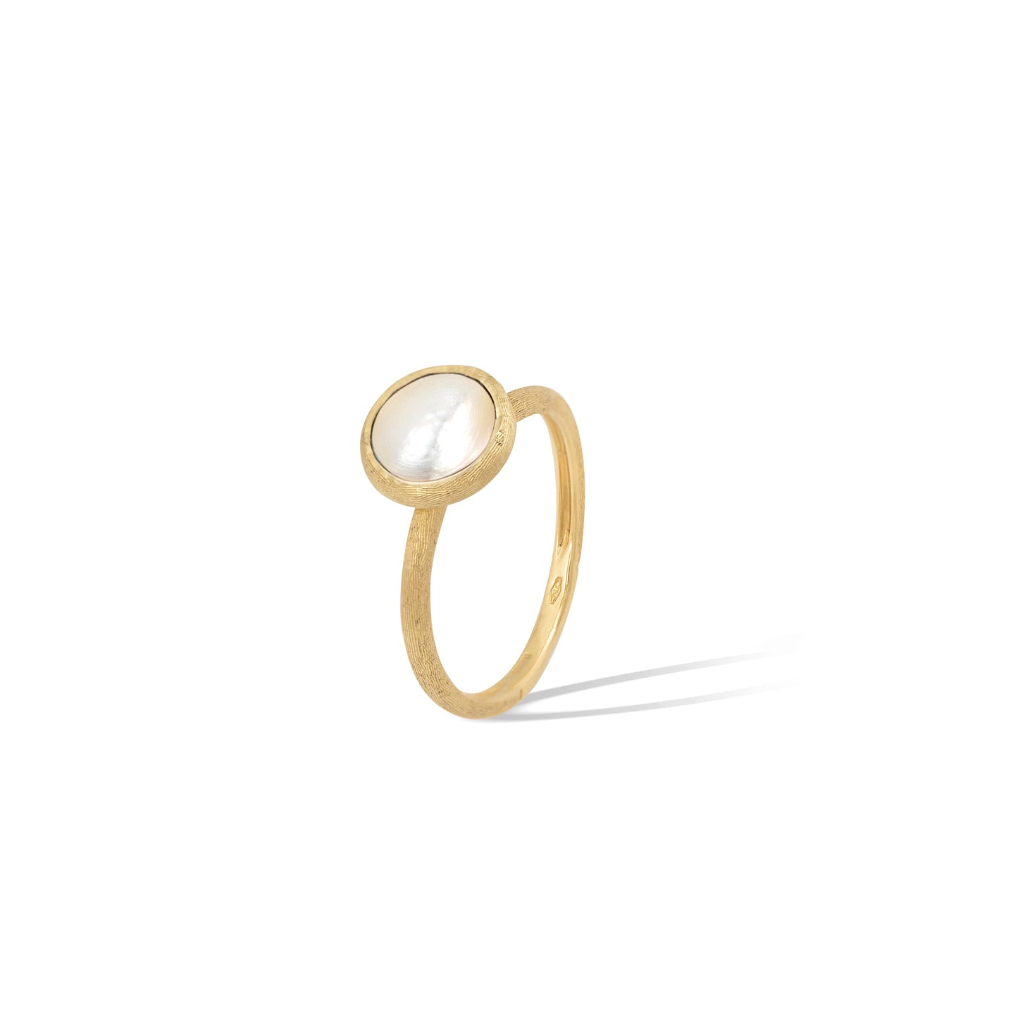 Marco Bicego Jaipur Color 18K Yellow Gold Mother of Pearl Ring