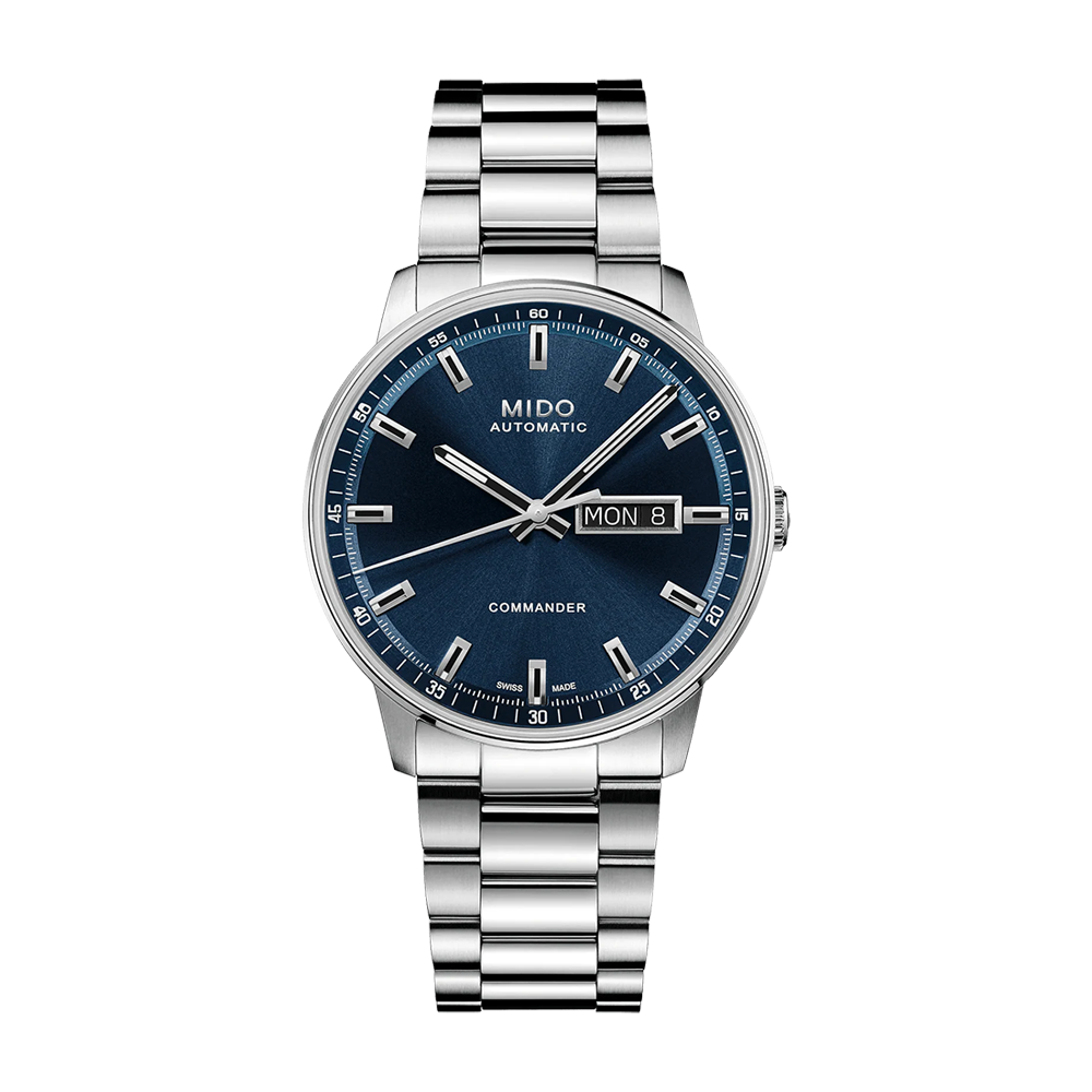 Mido Commander Big Date 40mm Blue Dial Watch