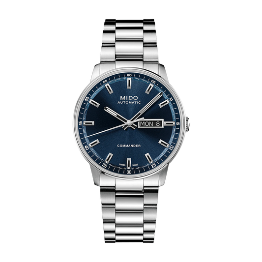 Mido Commander Big Date 40mm Blue Dial Watch