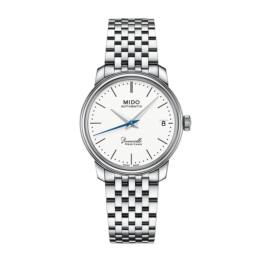 Mido Baroncelli Heritage Lady White