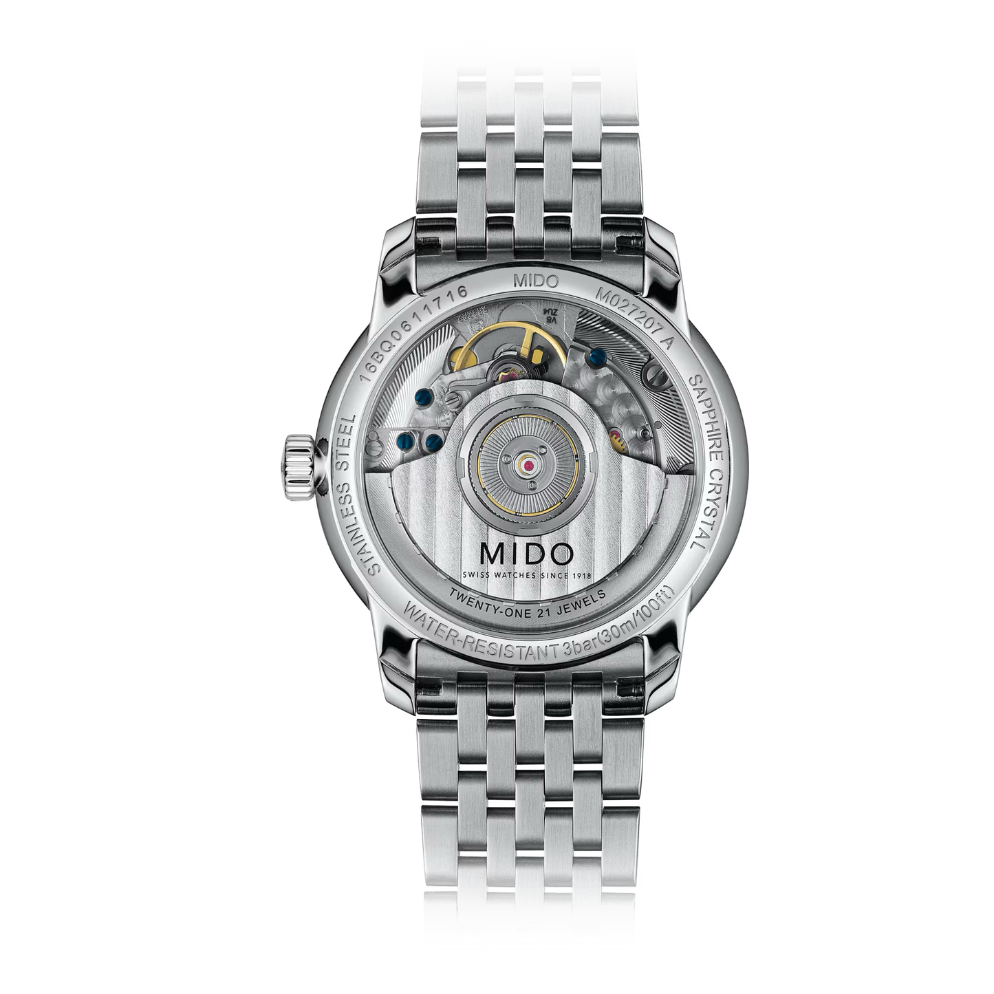Mido Baroncelli Heritage Lady White