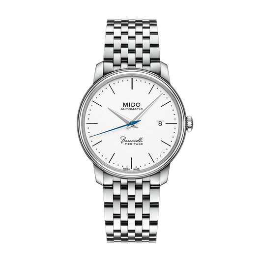 Mido Baroncelli Heritage Gent White