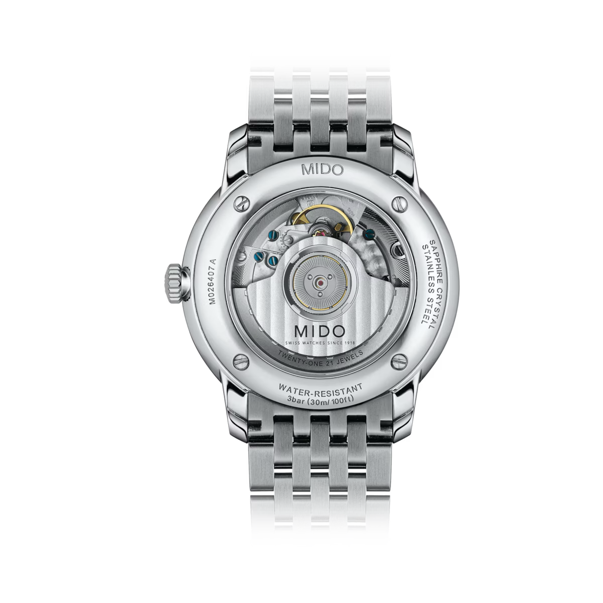 Mido Baroncelli Heritage Gent White