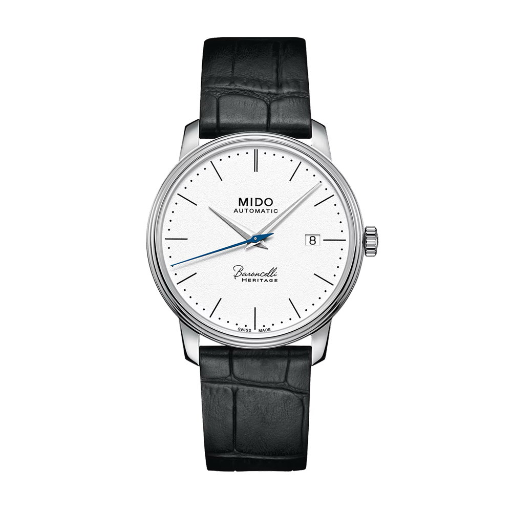 Mido Baroncelli Heritage Gent White