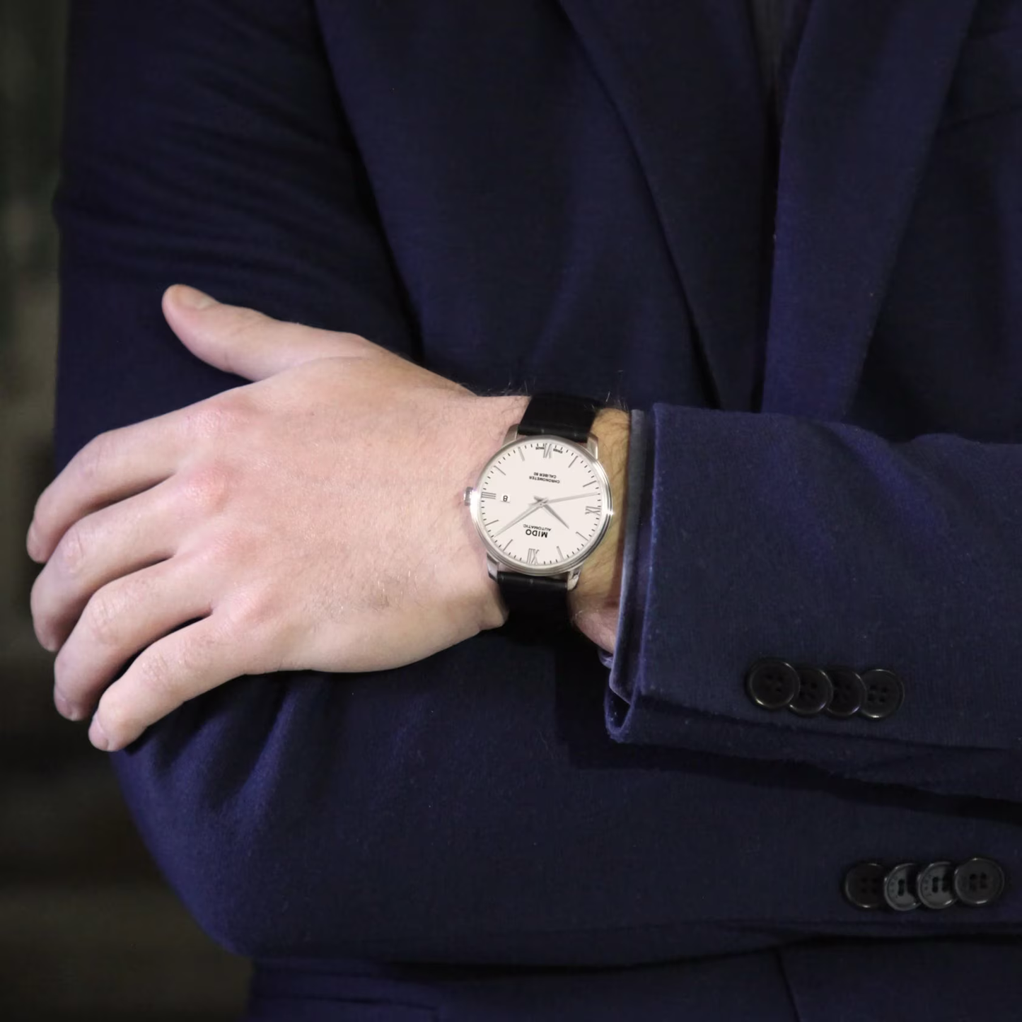 Mido Baroncelli Heritage Gent White